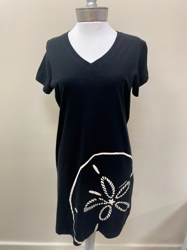 V-Neck Tee Shirt Dress - Robin Boutique-Boutique 