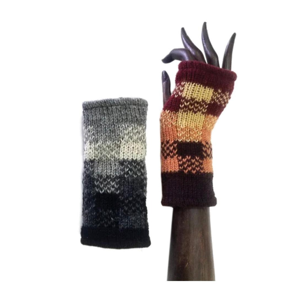 Wool Lined Gray Arm Warmers G422 - Robin Boutique-Boutique 