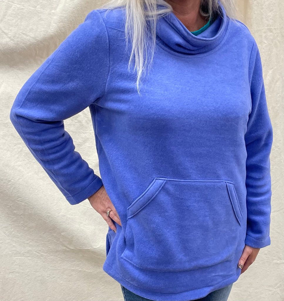 Frosted Cowl Neck Pullover 16202 - Robin Boutique-Boutique 