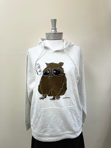 Raccoon Happy Hoodie Sweatshirt - Robin Boutique-Boutique 