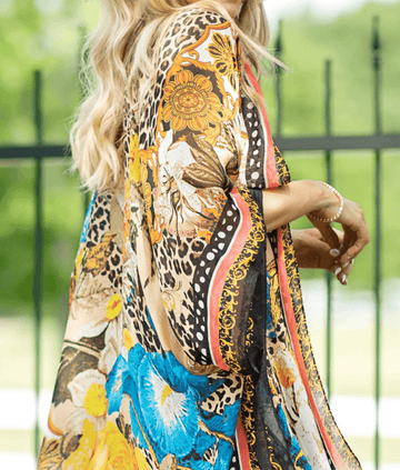 Milan Kimono in floral and animal print. - Robin Boutique-Boutique 