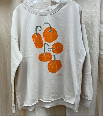 Pumpkin Patch Drop Crew Sweatshirt Pullover - Robin Boutique-Boutique 